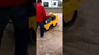 Chinese SMT-ZD600 walking behind double drum road roller