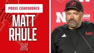 Nebraska Football Coach Matt Rhule meets with the media on Monday to kick off Husker's fall camp