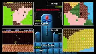 Thirwolf vs RoseCitySaint vs Error72 vs ryin7. Zelda 2 Randomizer Weekly Race