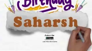 Happy Birthday Saharsh