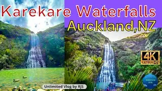 Karekare Waterfalls| Auckland |New Zealand |Unlimited Vlog by RJS