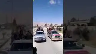 Tiger Forces (Elite Forces of the Syrian Arab Army) moving towards Daraa for the next offensive