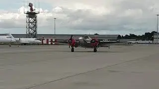 Beechcraft taxi at Southend Airport