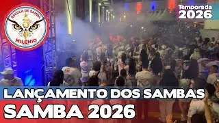 ESTRELA DO TERCEIRO MILÊNIO 2026 AO VIVO | LANÇAMENTO DOS SAMBAS DE SP 4K | #LDS26