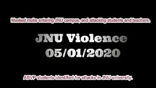 ABVP students identified for attacks on JNU on 05/01/2020.