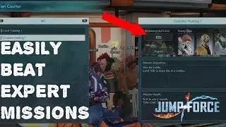 HOW TO BEAT LEVEL 100 EXPERT MISSIONS EASILY - JUMP FORCE TIPS
