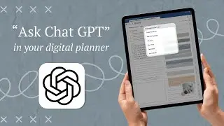 Как отправить запрос в ChatGPT из вашего цифрового ежедневника! (Настройка ярлыка на iPad)