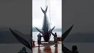 World&rsquo;s Most Dangerous & Satisfying Job 😨 | Tuna Fish Cutting #Shorts #explorepage