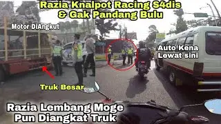 Razia TerS4di$ dan Gak Pandang Bulu‼️Moge Dan Harley DiAngkut | Sunmori Razia Lembang | Permotoran 😱