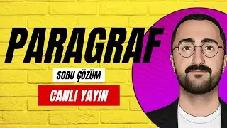 2026 Paragraf Soru &Ccedil;&ouml;z&uuml;m&uuml; -8 Canlı Yayın ✅Taktiklerle Paragraf #paragraftaktikleri #paragraf