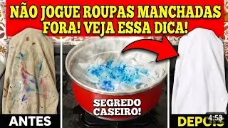 COMO TIRAR MANCHA DE ROUPA FEITA POR OUTRA ROUPA!