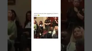 johnny depp security could barely hold his laugh🤣🤣🤣, #shorts #johnnydepp #viral #funny