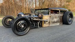 Full Build #2 - 1930 Ford Model A ratrod chopped channeled and bagged