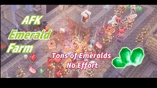 AFK emerald farm (Tons of loot for NO EFFORT!) Minecraft Dungeons