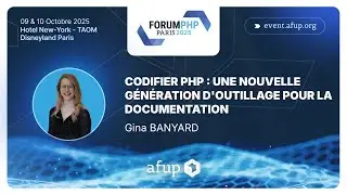 Codifier PHP : une nouvelle g&eacute;n&eacute;ration d'outillage pour la documentation - Gina BANYARD - Forum PHP