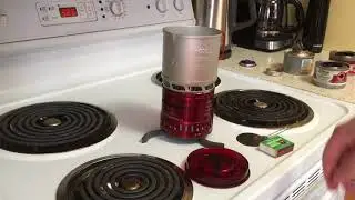 Sterno Inferno camp stove review and boil times