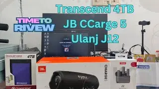 Transcend 4TB Hard Drive, Ulanzi J12 Mic & JBL Charge 5 | Honest Review & Unboxing