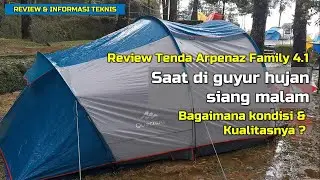 Review Tenda Arpenaz Family 4.1 saat hujan + Informasi Teknis │ Kemah Keluarga
