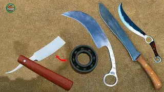 TOP 5 Incredible Recycling Process 🔥 | Turning Scrap Metal into Straight Razor & Knives