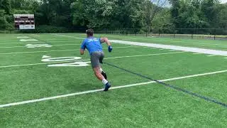 Brady Hutchison WR St Joseph HS 2021 Spring Quarantine Workout