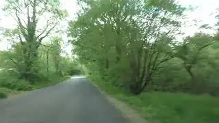 Driving From 22160 La Croix Tasset To 22160 Callac, C&ocirc;tes d'Armor Brittany France 5th May 2025