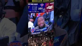 It was a star-studded night for the Knicks home opener at MSG #shorts