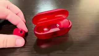 Beats Solo Buds- Wireless Bluetooth Earbuds- Transparent Red Product Overview! #ad #amazoninfluencer