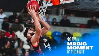 Magic Moment of the Night: Sharma rocks the rim!