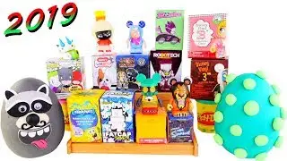NEW ZerO DCTC PlayDoh Surprise Eggs Spongebob Simpsons Blind Boxes Toys 2019 Videos