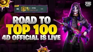 RANK 104 CAN WE REACH TODAY TOP 100 | 4D OFFICIAL IS LIVE