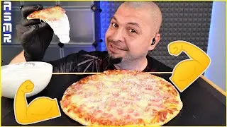 [ASMR] Pizza + Ranch Dip MUKBANG 🇷🇴