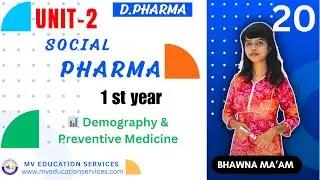 📊 Demography & Preventive Medicine | Social Pharmacy | D.Pharm 1st Year | Unit 2