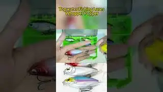 Topwater Fishing Lures Whopper Popper 7pcs. Fishing bait, lures, gear, tackle, accessories.