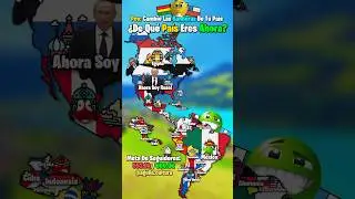 Pov: Cambi&eacute; Las Banderas De T&uacute; Pa&iacute;s &iquest;De Qu&eacute; Pa&iacute;s Eres Ahora? 😱🇲🇽🇵🇪 #map #geography #countryballs