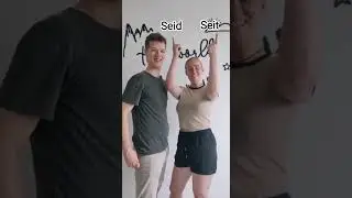 German is confusing. Seit - since, seid - are. Can you hear the difference? #keallard #shorts