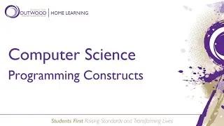 Programming Constructs