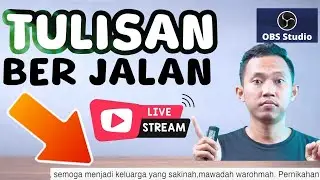 Tutorial Cara buat Running Text / Teks Tulisan Berjalan di OBS - Laiqul