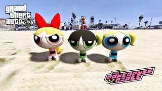 POWERPUFF GİRLS BUBBLES - BUTTERCUP - BLOSSOM TÜRKÇE  (GTA 5 MODS)
