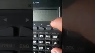 In scientific calculator  fix ,frac mode off and save importantnumberin calculatorandsubscribeplease