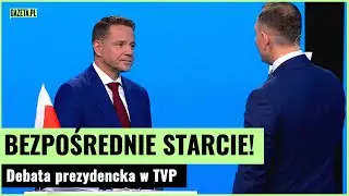Trzaskowski zapytał Nawrockiego o gangsterów podczas debaty TVP! | Gazeta.pl