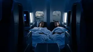 Sleep on Luxury Jet During Blizzard &ndash; Relaxing Cabin Ambience with Deep Engine White Noise ASMR