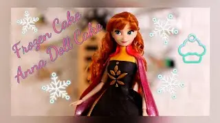 Frozen Cake - Anna | how to make Frozen doll cake| TIPSMIX