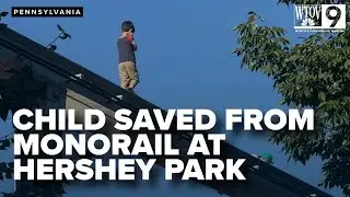 Child walks on Hersheypark monorail tracks, rescued before getting hurt