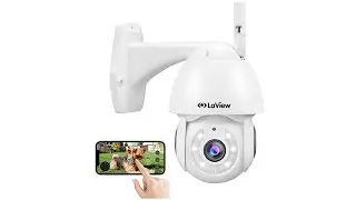 4MP Security Camera Outdoor Wired Starlight Color Night Vision