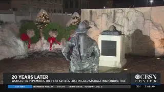 Ceremony Marks 20th Anniversary Of Worcester Cold Storage Fire That Killed 6 Firefighters