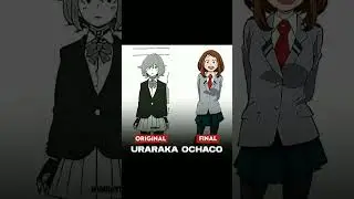 Anime Characters ORIGINAL vs FINAL Design part-2🔥#shorts #trending #avengers #anime #video #onepiece