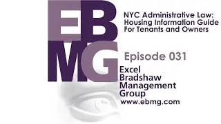 NYC Property Management: Housing Information For Tenants and Owners