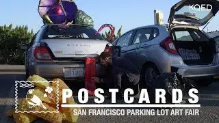 Artists Take Over San Francisco Parking Lot for Satirical Art Fair | KQED Arts
