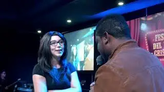 Festival del Humor Cristiano Felix Aquino se le declara a Esther Barranco en público