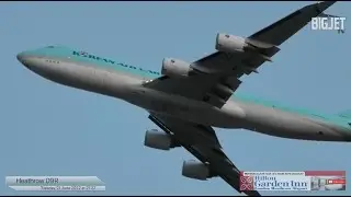 Summer Solstice 2022 at London Heathrow Airport - Stunning Korean 747 departure @ 04:54:00